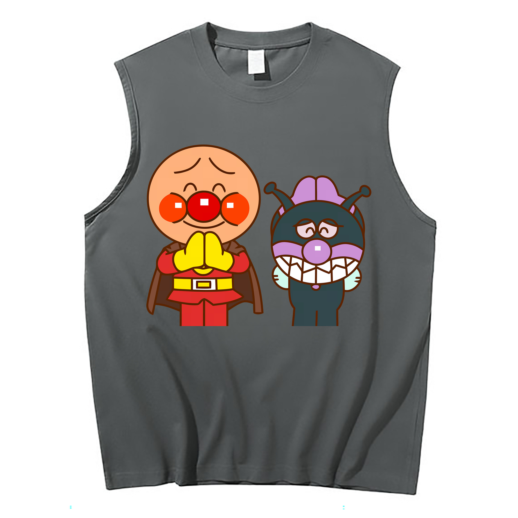 （画像用） アンパンマン Anpanman コットン100％タンクトップ（フロントプリント）